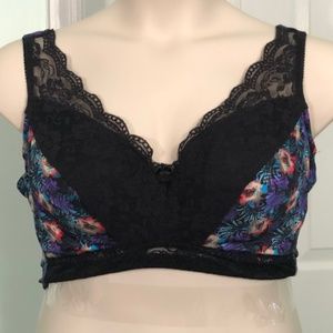 Rhonda Shear Floral Bralette 2X